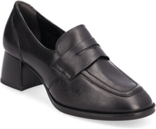 Women Slip-On Shoes Heels Heeled Loafers Black Tamaris