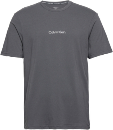 S/S Crew Neck T-shirts Short-sleeved Grå Calvin Klein*Betinget Tilbud
