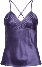 Nightshade Silk Camisole Top Purple CHANTELLE