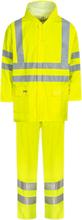 Lyngsøe arbejds regntøjssæt Hi-Vis EN471 saturn gul LR552 (XS)