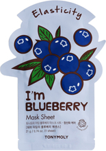 Tonymoly I'm Blueberry Mask Sheet Beauty Women Skin Care Face Masks Sheetmask Nude Tonymoly