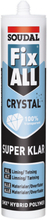 Soudal multifuge/klæber Fix ALL® Crystal 290ml klar