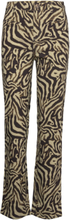 Slsharona Pants Bottoms Trousers Slim Fit Trousers Multi/patterned Soaked In Luxury