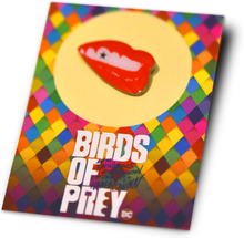 Harley Quinn Birds of Prey Collectable Pin Badge - Lips