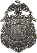 Denix Eagle Marshal Badge Silver