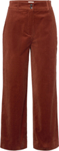 Sophia Ankle Bottoms Trousers Wide Leg Brown FIVEUNITS
