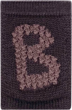 Knitted Letter B, Nature Home Kids Decor Decoration Accessories-details Brown Smallstuff
