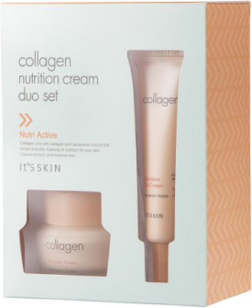 It's Skin Collagen Nutrition Cream Duo Set Hudpleiesett Nude It’S SKIN*Betinget Tilbud