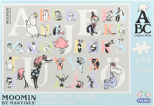 Moomin 150 Pieces Alphabet Toys Puzzles And Games Puzzles Classic Puzzles Multi/mønstret Martinex*Betinget Tilbud
