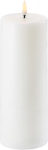 PIFFANY COPENHAGEN - LED kubbelys 20x7,8 cm nordic white
