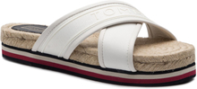 Espadrillos Tommy Hilfiger Colorful Tommy Flat Sandal FW0FW04159 Whisper White 121