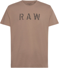 Raw R T Tops T-Kortærmet Skjorte Brown G-Star RAW