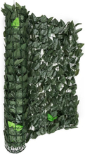 Fency Dark Leaf insynsskyddsstaket vindskydd 300x100 cm mörkgrön mix