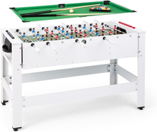 Spin 2-i-1 spelbord biljard fotboll 180° vridbar speltillbehör vit