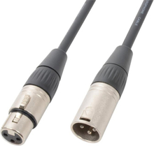PD Connex DMX-kabel 3-polig XLR-kontakter hane-hona 120 ohm 0,75 m