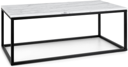 Volos T100 soffbord 100x40x50cm marmor indoor & outdoor svart / vit