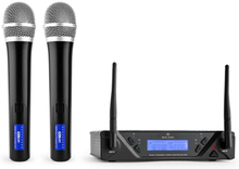 UHF-450 Duo1 2-kanals UHF-trådlöst mikrofonset