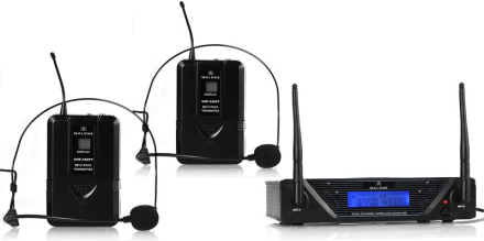 UHF-450 Duo 2-kanals UHF-radiomikrofonset