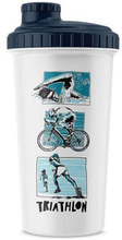 Trec Shaker 047 #Triathlon, 700 ml hvit risteflaske