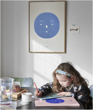 "Zen Feeling - 50X70 Home Kids Decor Posters & Frames Posters Blue MADO"