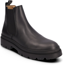 Sonny Leather Shoe Støvlet Chelsea Boot Black Sneaky Steve