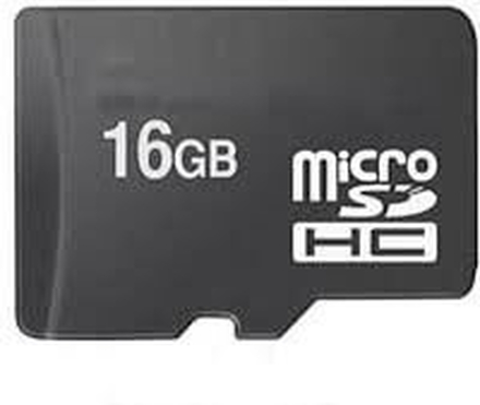 MicroSD-kaart 16 GB met adapter