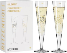 Champagneglas Goldnacht 2-pack