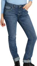 LTB Aspen Damen Mid Waist Hose Slim Fit Straight Leg Jeans 51062 13904 50482 Blau