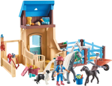 Playmobil Horses Of Waterfall Horse Stall With Amelia And Whisper - 71353 Toys Playmobil Toys Playmobil Horses Of Waterfall Multi/patterned PLAYMOBIL
