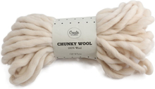 Chunky Wool Garn 200 g Off White A001 Adlibris
