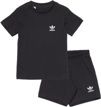 Shorts And Tee Set Sets Sets With Short-sleeved T-shirt Svart Adidas Originals*Betinget Tilbud
