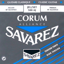 Savarez 500AJ Alliance Corum spansk guitar-strenge, blå