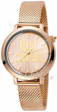 Just Cavalli JC1L007M0075 Logo Rosa guldfarvet/Rosaguldtonet stål Ø34 mm