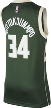 Icon Edition Swingman Jersey (Milwaukee Bucks) Older Kids' Nike NBA Jersey - Green