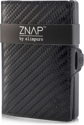 ZNAP Slim Wallet 8 kort myntfack 8 x 1,5 x 6 cm (BxHxD) RFID-skydd