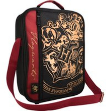 Harry Potter Deluxe 2 Pocket Lunch Bag Black