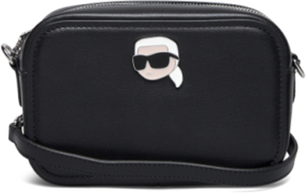 K/Ikonik 2.0 Leather Cmb Pin Bags Crossbody Bags Svart Karl Lagerfeld*Betinget Tilbud