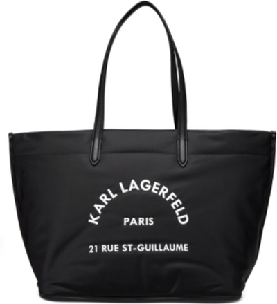 Rsg Nylon Md Tote Designers Totes Black Karl Lagerfeld