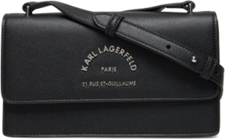 Rsg Metal Flap Shb Designers Crossbody Bags Black Karl Lagerfeld