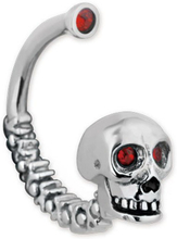 Red Eyed Skull - 1,6 mm Expander Piercing