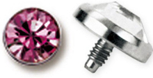 Single Pink Diamond - Dermal Anchor Kula