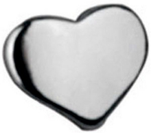 Silver Heart - Dermal Anchor Kula