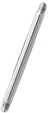 8 x 1,6 mm - Rett Stang - Blank (Barbell)