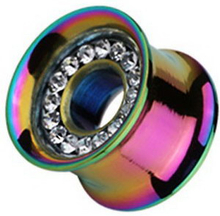 Circle Of Diamonds - Multicolor Piercing Tunnel