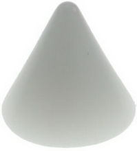 White Spike - 3 mm Akrylkula till 1,2 mm stång