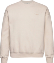 Anf Mens Sweatshirts Tops Sweatshirts & Hoodies Sweatshirts Cream Abercrombie & Fitch