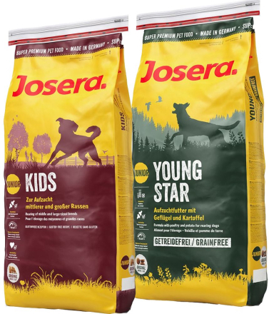2 x 15 kg Josera Junior Mix Sparpaket - Kids & YoungStar