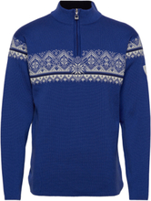 Moritz Masc Sweater Knitwear Half Zip Pullover Blå Dale Of Norway*Betinget Tilbud
