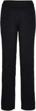 Objnoelle Knit Pants Bottoms Trousers Joggers Black Object