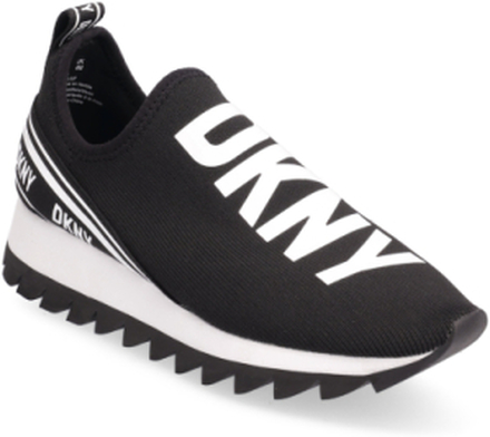 Abbi - Slip On Sneaker Sneakers Svart DKNY*Betinget Tilbud